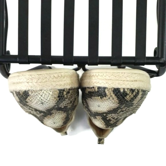 Clarks Azella Theoni Snake Print Slip-On Espadrille Loafers Womens US 12 - Picture 6 of 9